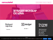 Tablet Screenshot of consulatet.no